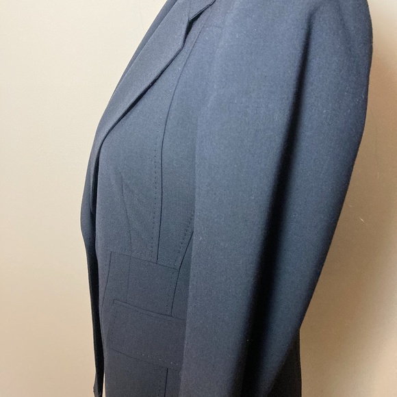 Anne Klein Jacket Blazer, Navy, S 4P - Picture 5 of 12